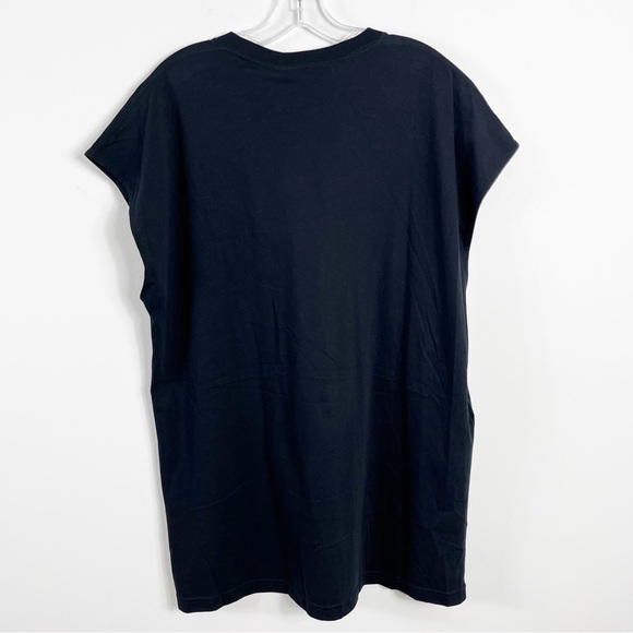 Gucci Oversized Embellished Sequin Detail T-Shirt Size Medium NWT Black Gold - Picture 11 of 12